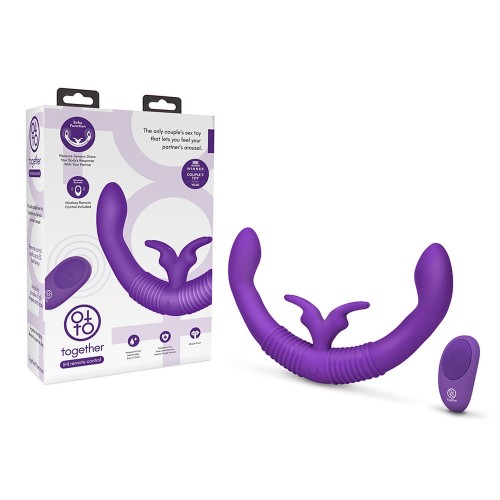 Vibrador Conejito Doble Control Remoto para Parejas Together