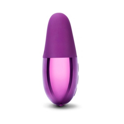 Le Wand Chrome Double Vibe Rechargeable Mini Vibrator Dark Cherry