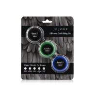 Je Joue Silicone Cock Ring Set - Explore Pleasure Levels