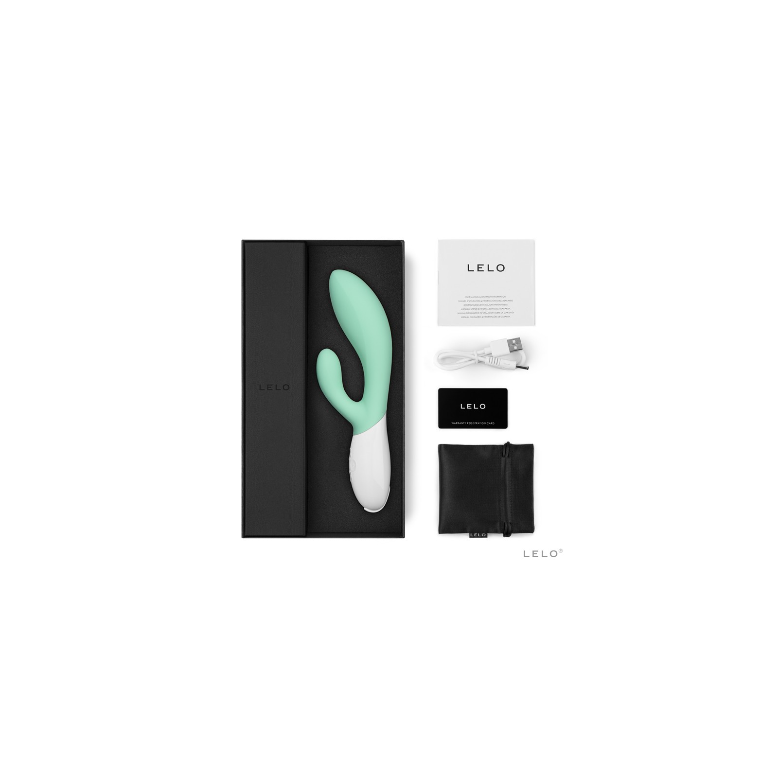 LELO INA 3 Rechargeable Dual Stimulator Seaweed