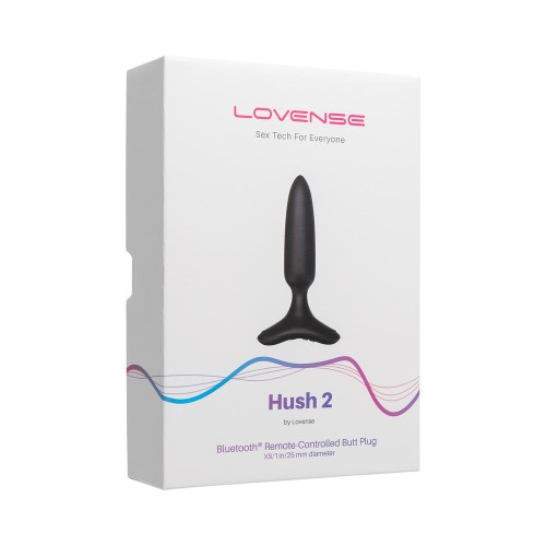 Lovense Hush 2 Bluetooth Remote-Controlled Vibrating Butt Plug XS