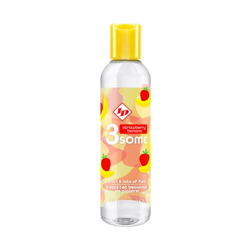 Lubricante a Base de Agua ID 3some Fresa Banana