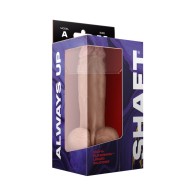 Shaft Model A Dual Density Silicone Dildo - 7.5 inches