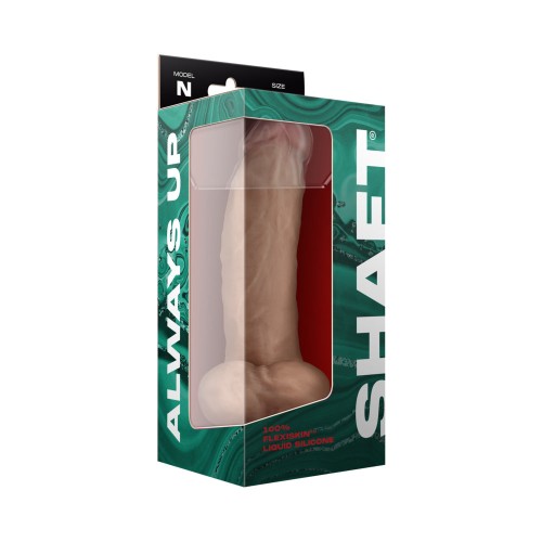 Dildo de Silicona de Densidad Dual Modelo N de 9.5 in. con Testículos Pine