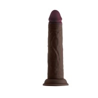 Dildo de Silicona de Densidad Dual Shaft Modelo J: 8.5 Pulgadas para Diversión Realista