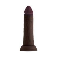 Shaft Model J Dual Density Silicone Dildo 6.5 in Mahogany