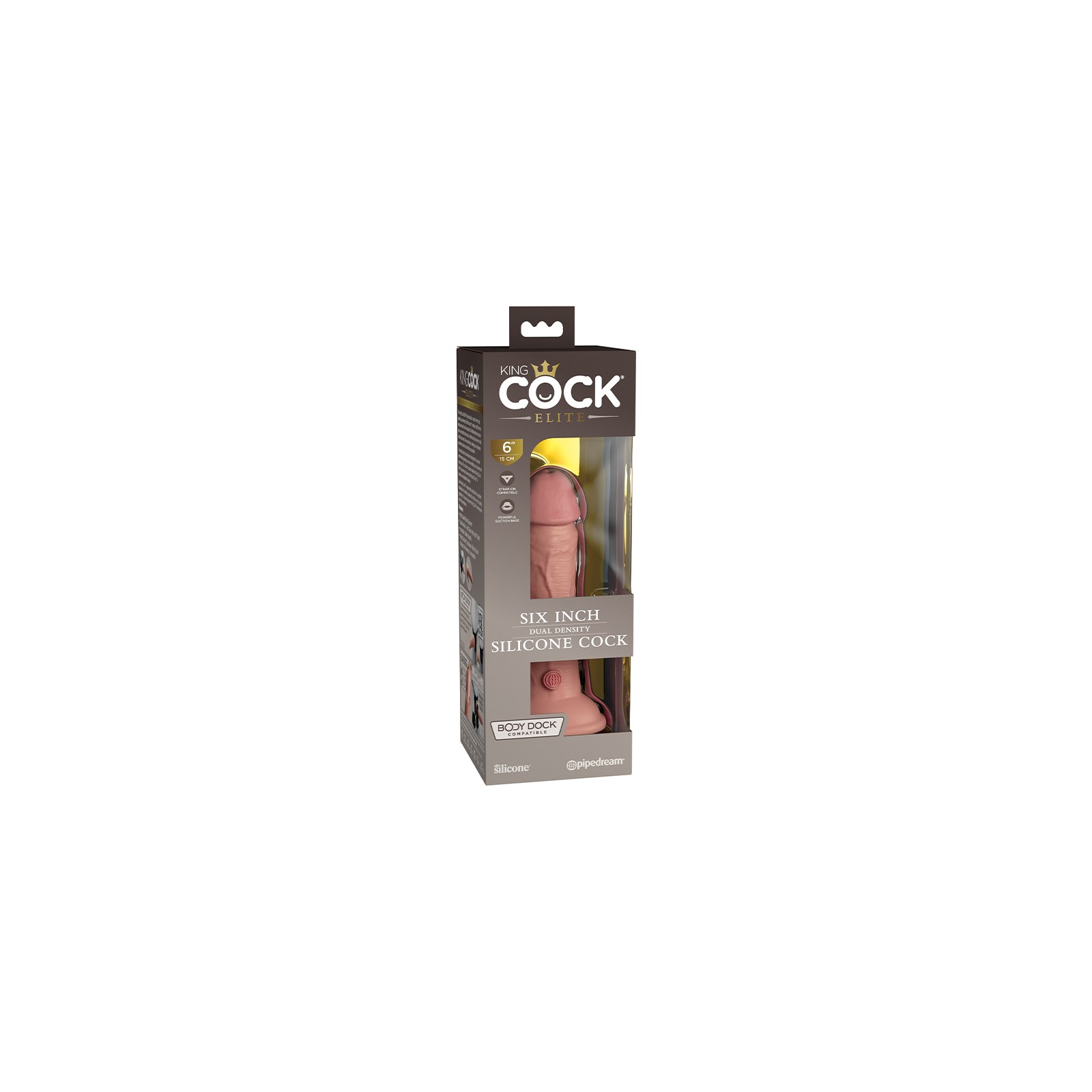 Dildo Realista King Cock Elite de 6 in.