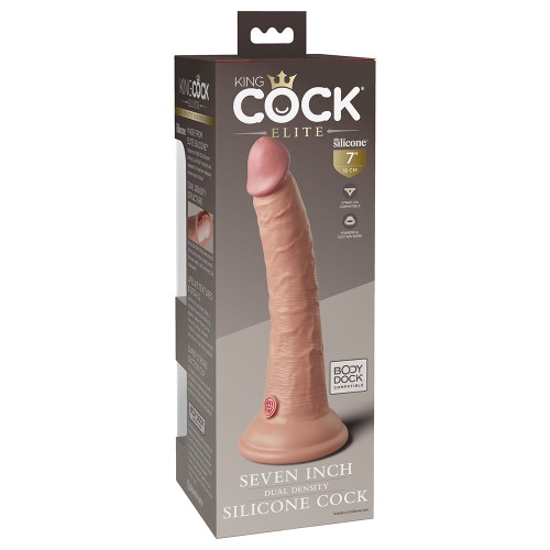 Pipedream King Cock Elite Dildo de Silicona Doble Densidad