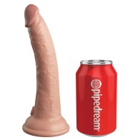 Pipedream King Cock Elite Dildo de Silicona Doble Densidad