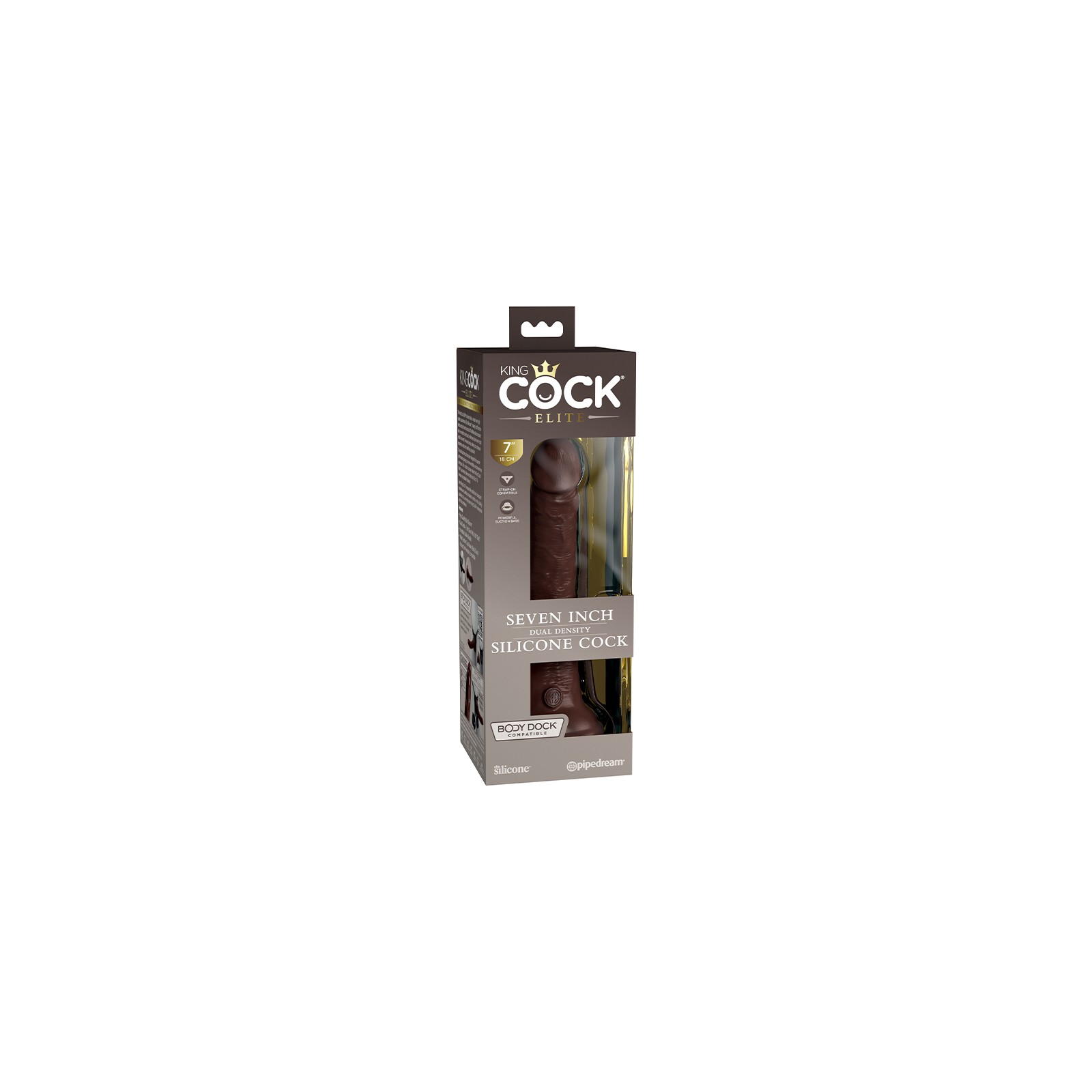 Pipedream King Cock Elite Dildo Realista 7in