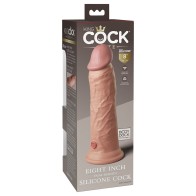 Dildo Pipedream King Cock Elite de 8 Pulgadas - Placer Realista