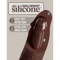 Pipedream King Cock Elite Dual Density Dildo 8 inch