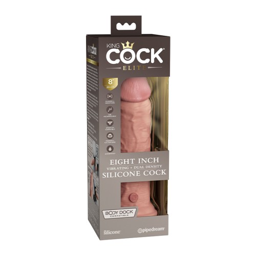 King Cock Elite 8 in. Vibrating Realistic Dildo