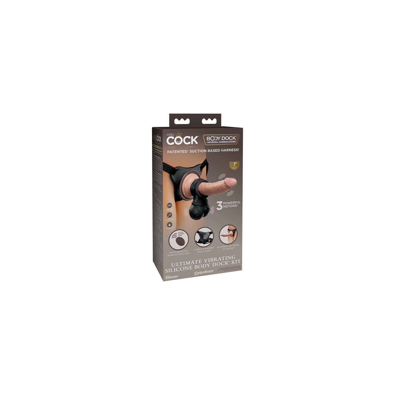 King Cock Elite Ultimate Vibrating Body Dock Kit