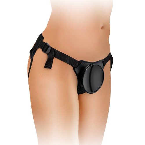 Pipedream King Cock Elite Beginner's Body Dock Harness Black