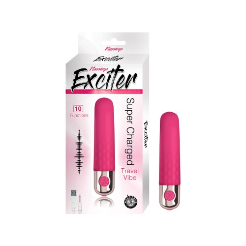 Exciter Vibrador Recargable de Silicona de Viaje