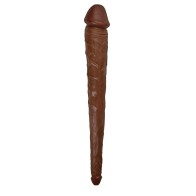 Doble Pene Hero Flexibilizado 14 in. Marrón