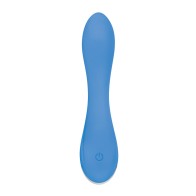 Evolved Blue Crush Rechargeable Silicone G-Spot Vibrator