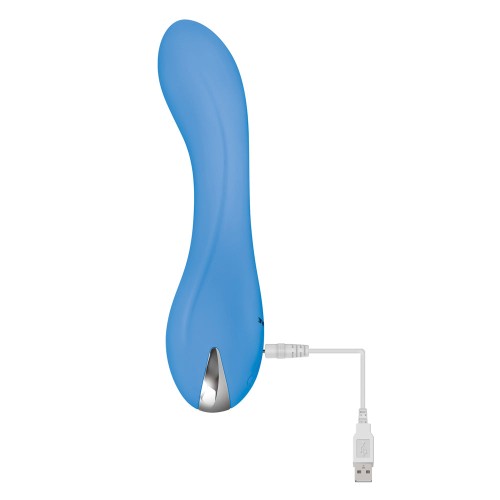 Evolved Blue Crush Rechargeable Silicone G-Spot Vibrator