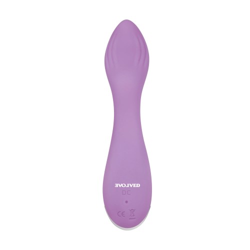 Vibrador de Silicona Lilac G Recargable para Punto G