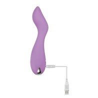 Vibrador de Silicona Lilac G Recargable para Punto G