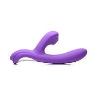 Vibrador de Silicona Power Bunny Shivers Curve Toys Morado