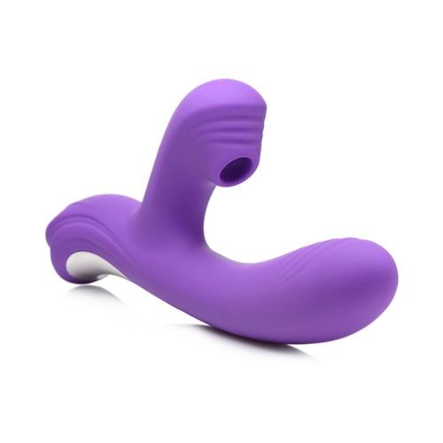 Vibrador de Silicona Power Bunny Shivers Curve Toys Morado