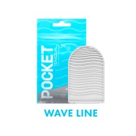 Tenga Pocket Sleeve Wavy Line Masturbator