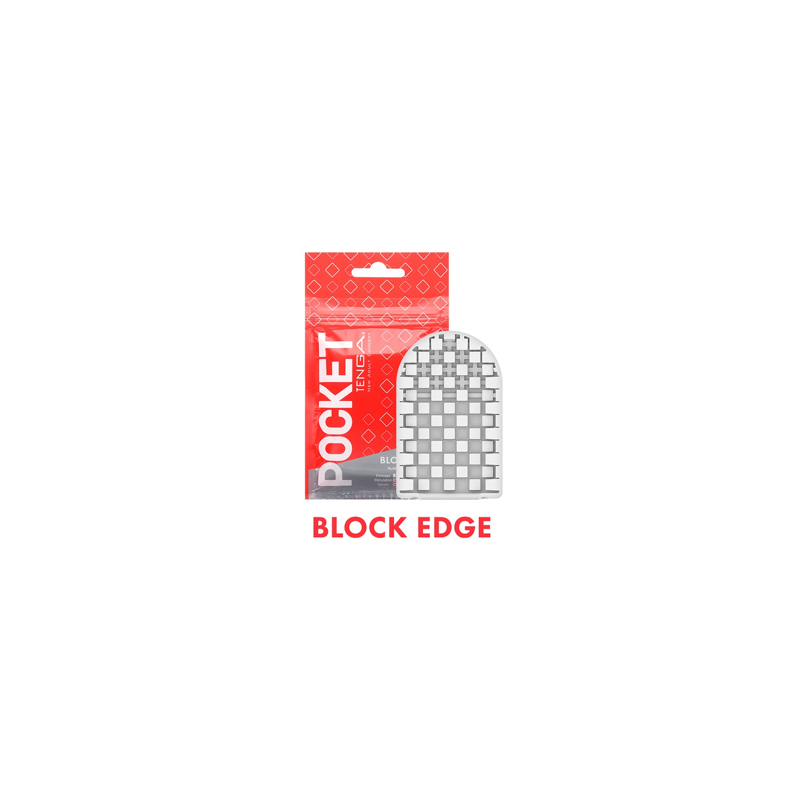 Masturbador Tenga Pocket Sleeve Block Edge