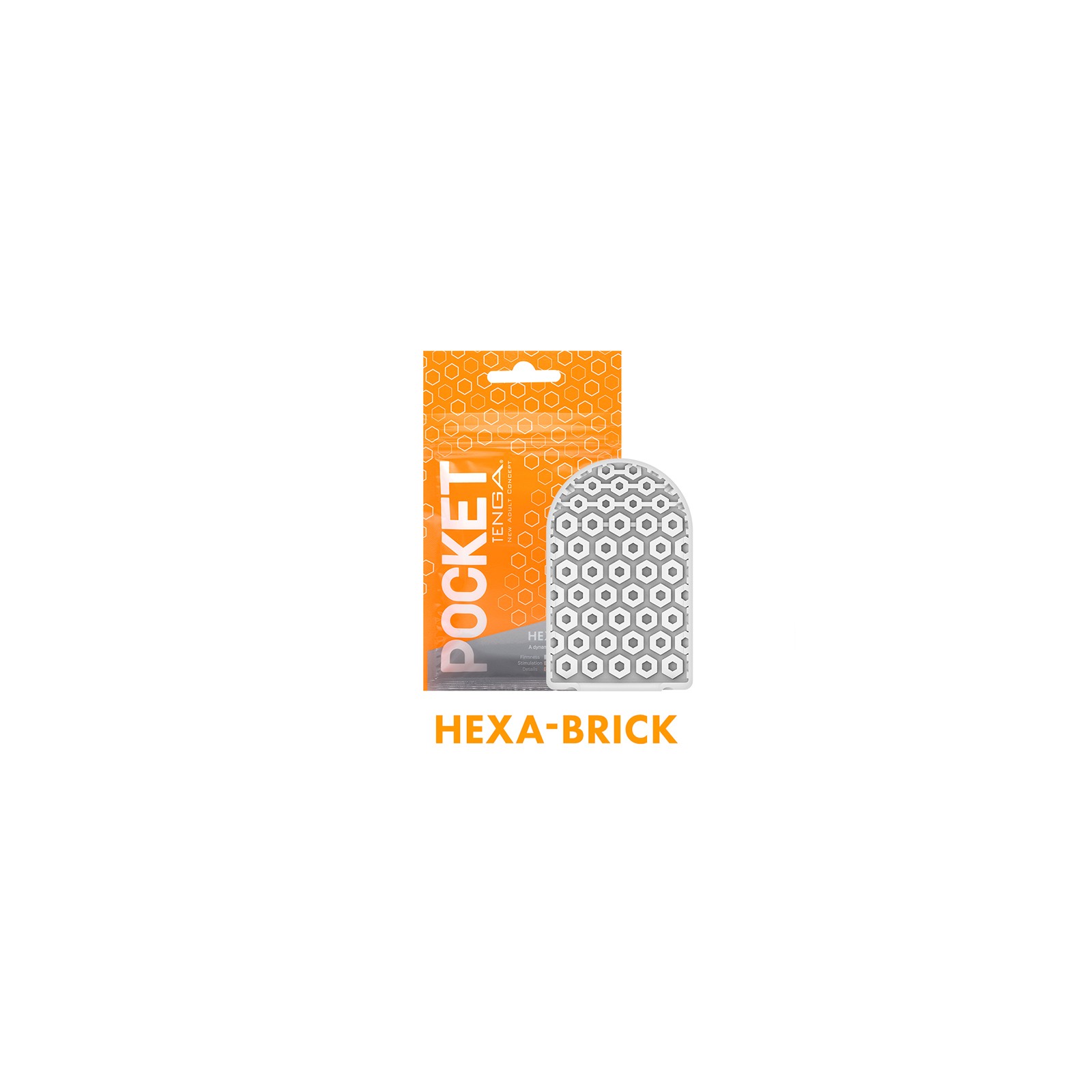 Tenga Sleeve Masturbador Pocket Hexa Brick