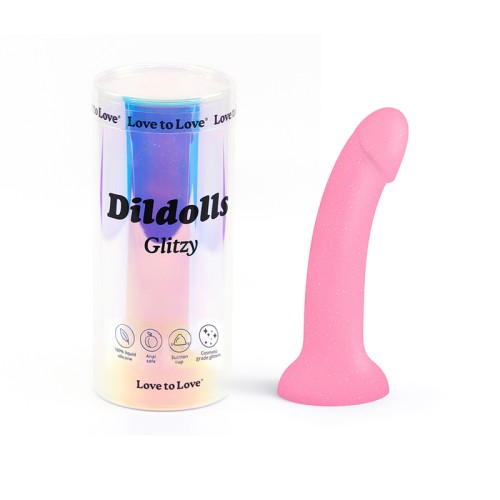 Love to Love Dildolls Dildo de Silicona de 7 Pulgadas Glitzy