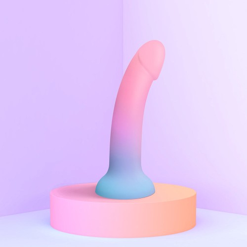 Dildo de Silicona Utopia 7 in. en Gradiente Pastel de Love to Love