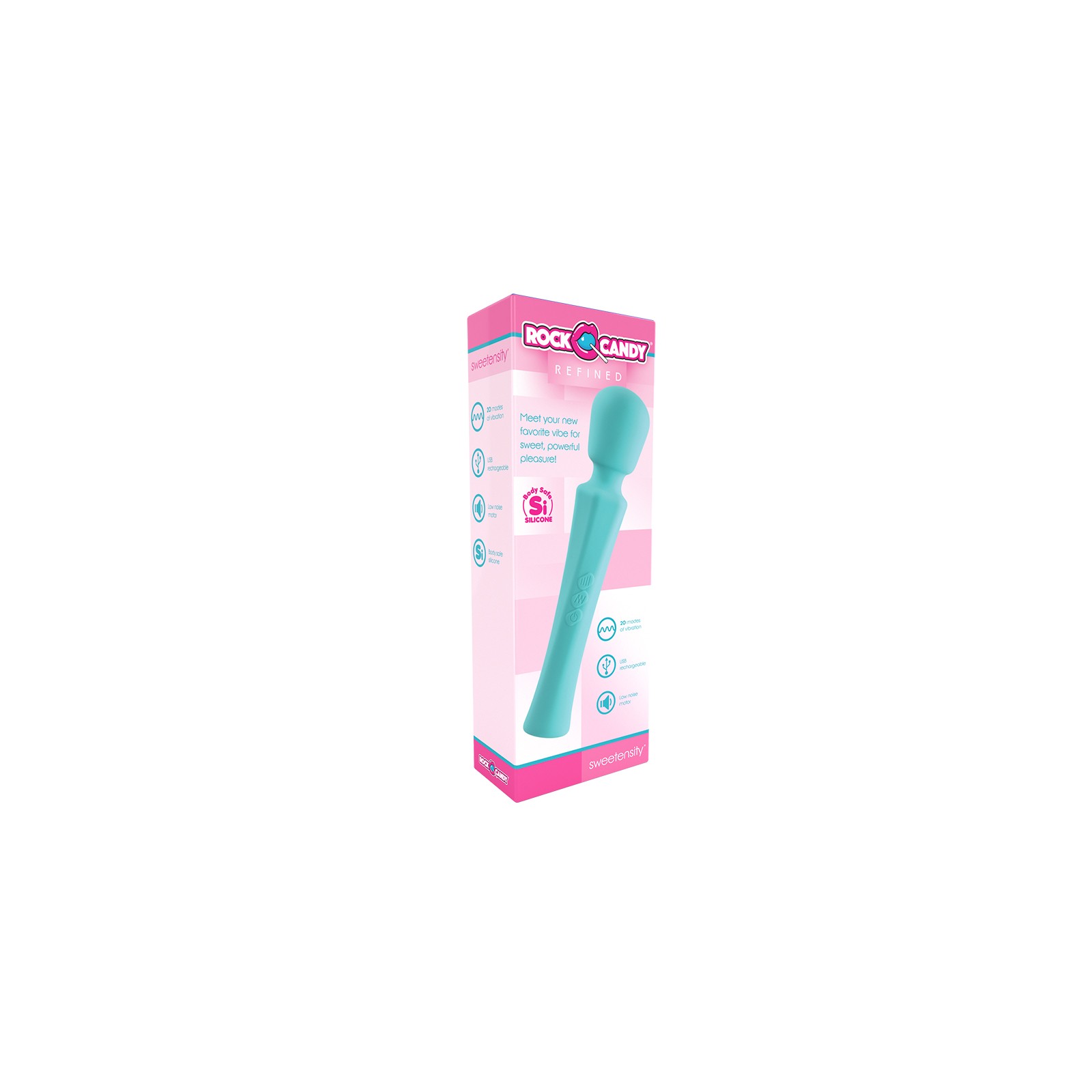 Refined Sweetensity Teal Wand for Pleasure