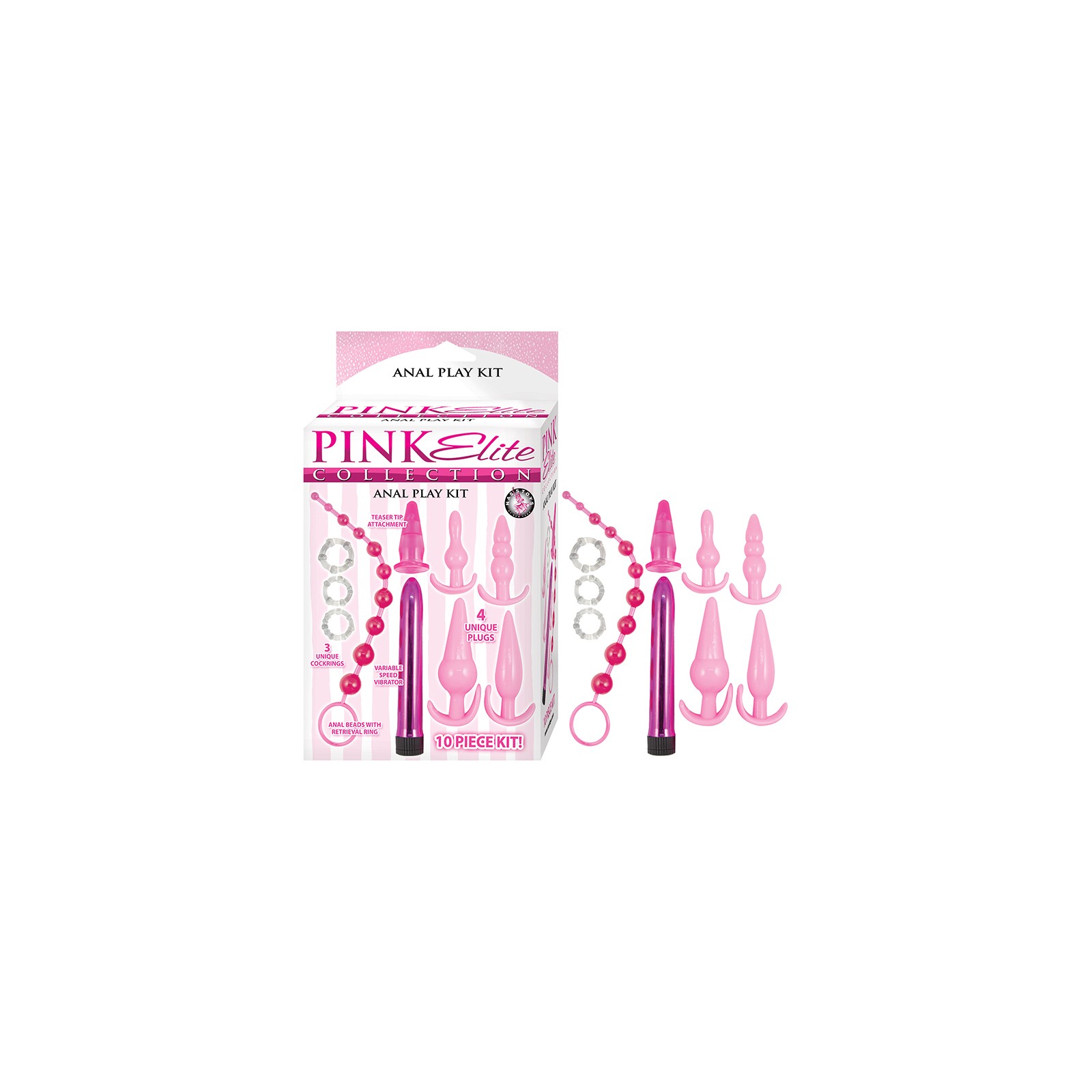 Pink Elite Anal Play Kit