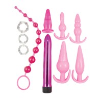 Pink Elite Anal Play Kit