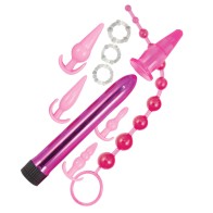 Pink Elite Anal Play Kit