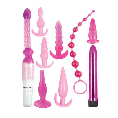 Pink Elite Collection Supreme Anal Play Kit - Ultimate Fun for Beginners