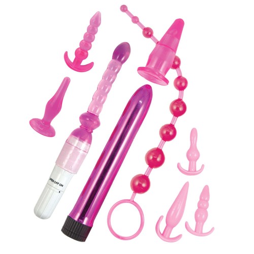 Kit de Juego Anal Supremo Pink Elite Collection - Divertido para Principiantes