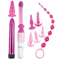 Pink Elite Collection Supreme Anal Play Kit - Ultimate Fun for Beginners