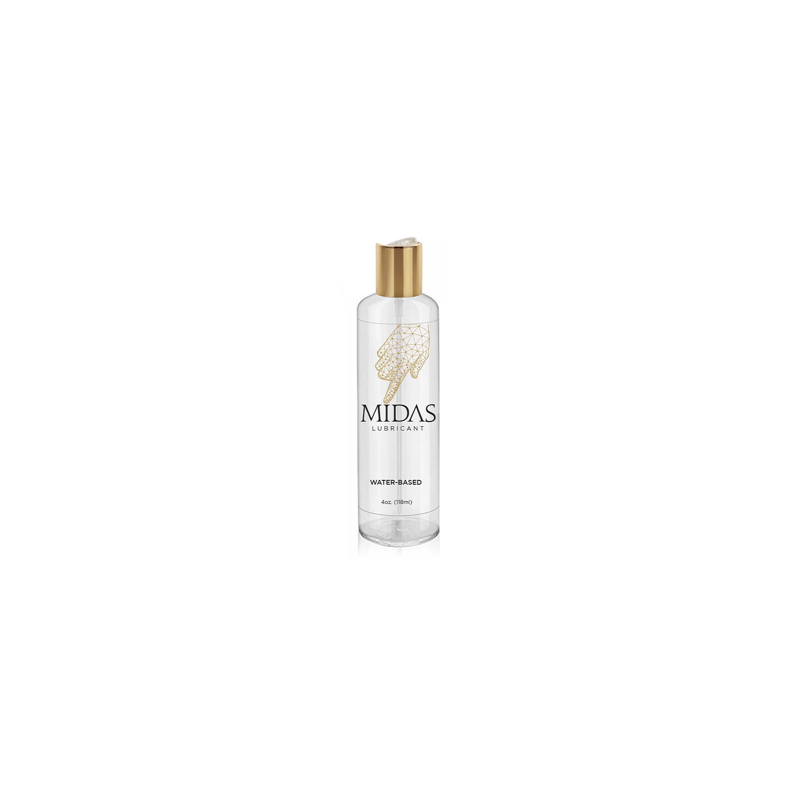 Lubricante Personal a Base de Agua Midas 4 oz. - Comodidad Sensacional