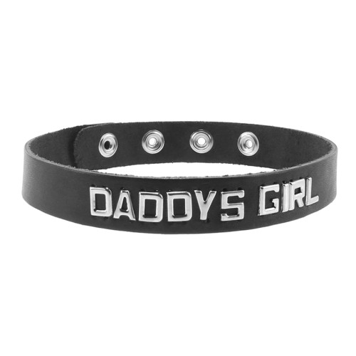 Spartacus Daddy's Girl Word Band Collar for Play