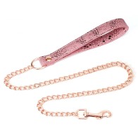 Microfiber Snake Print Collar and Leash Set