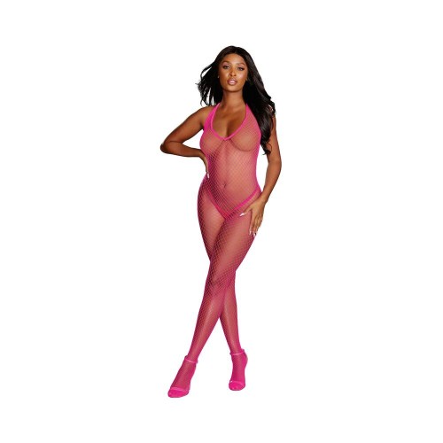 Dreamgirl Diamond-Net Bodystocking Open Crotch