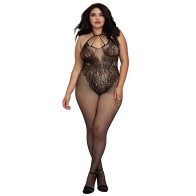 Dreamgirl Fishnet Bodystocking with Teddy Design