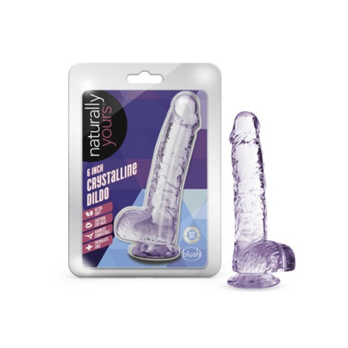 Naturally Yours Dildo Cristalino de Doble Extremo - Placer Hecho a Mano