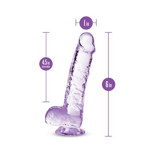 Naturally Yours Dildo Cristalino de Doble Extremo - Placer Hecho a Mano