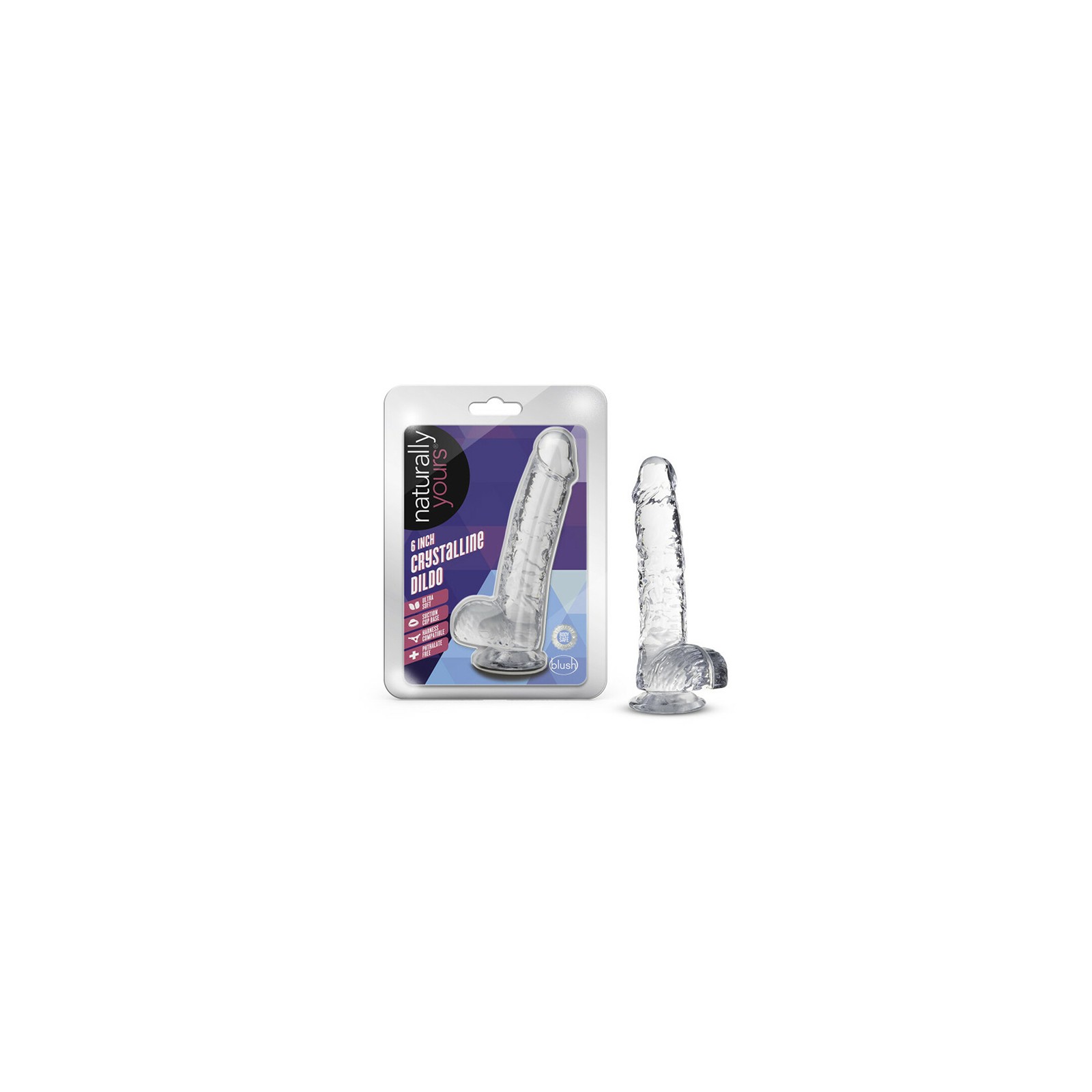 Dildo Crystalline Naturally Yours Para Placer Realista