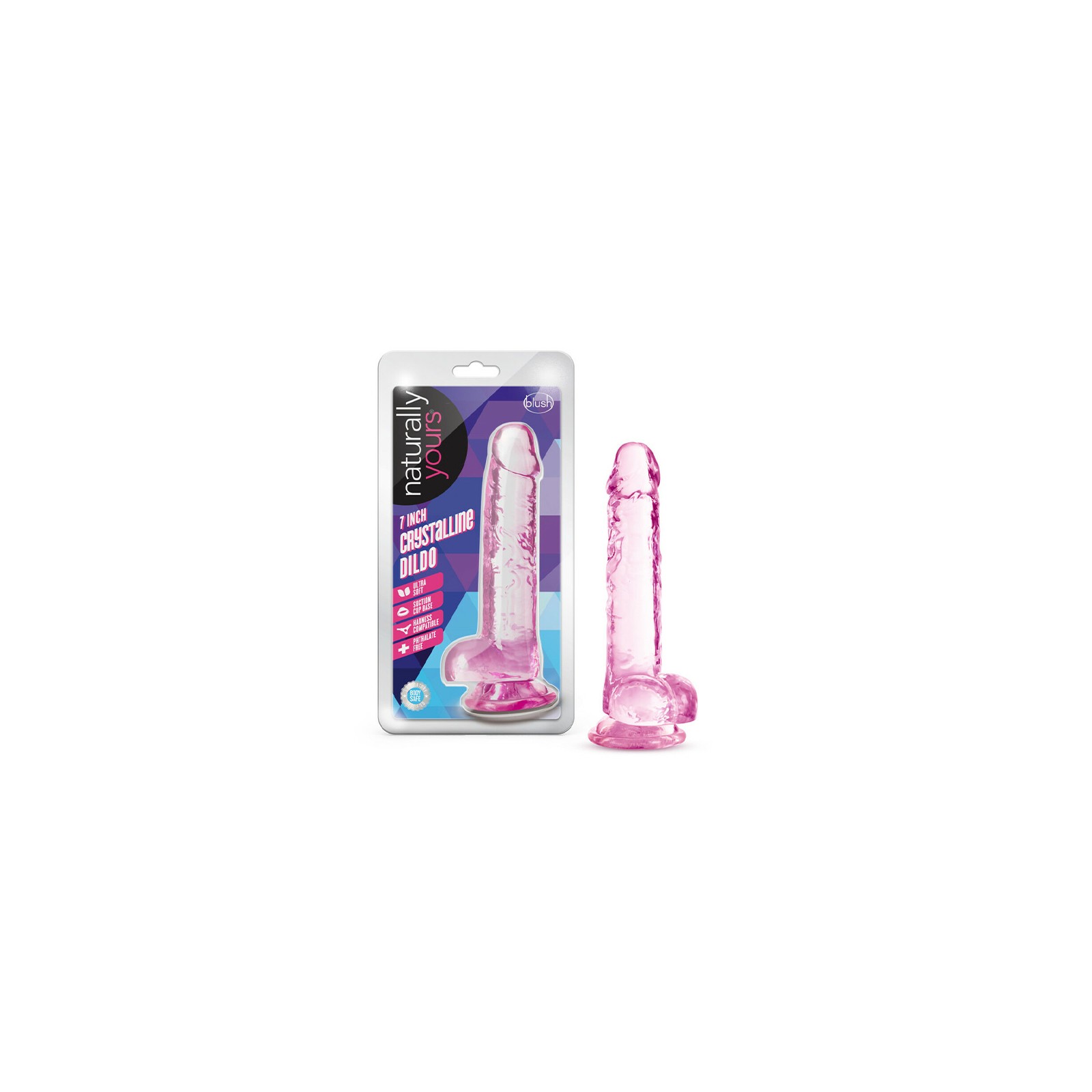 Naturally Yours Crystalline 7in Dildo