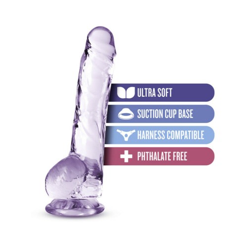 Naturally Yours Crystalline 8 in. Dildo Amethyst