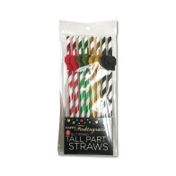 Happy Birthday Fun Party Straws 8-Pack